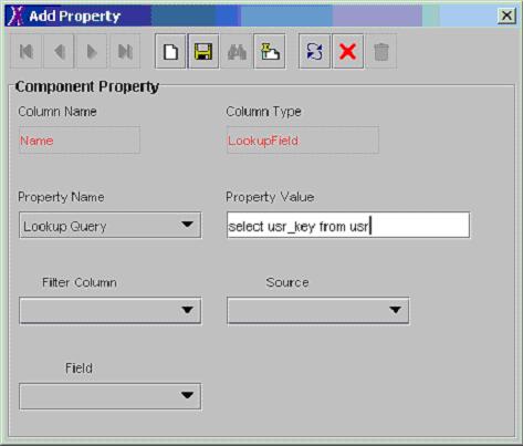 Add Property Window