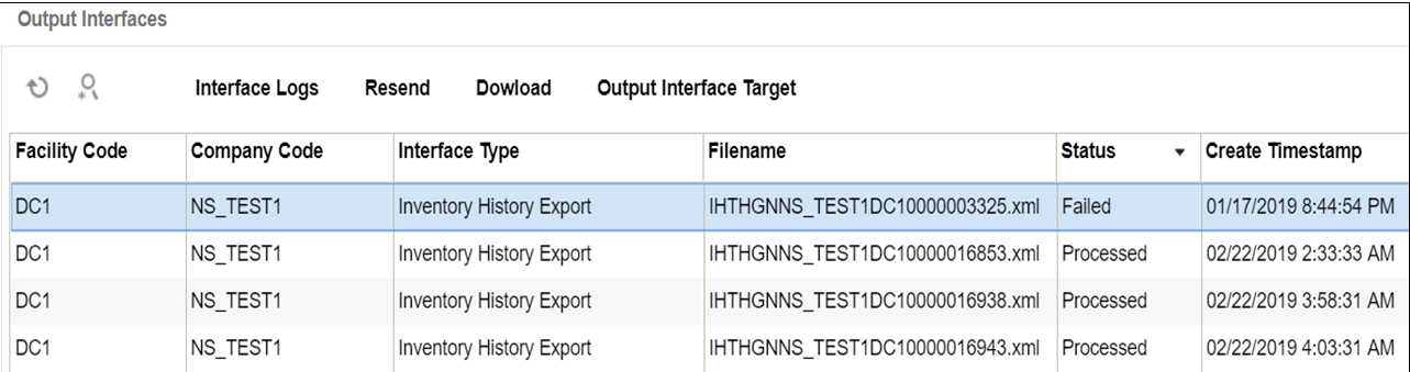 Output Interfaces