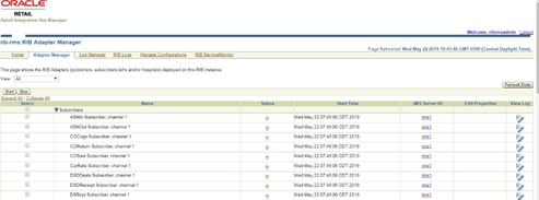 RIBForXXX Administrator User Interface