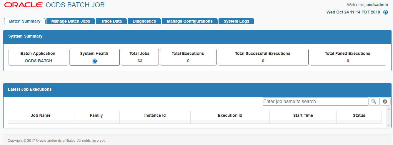 OCDS Job Admin UI