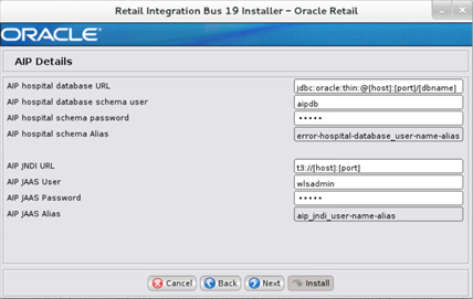 Screen: AIP Details