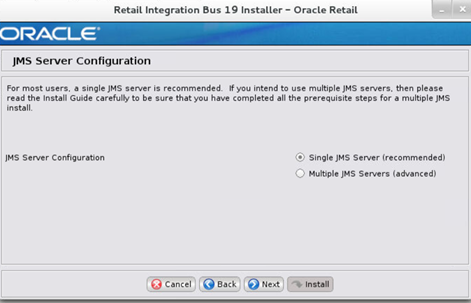 JMS Server Configuration