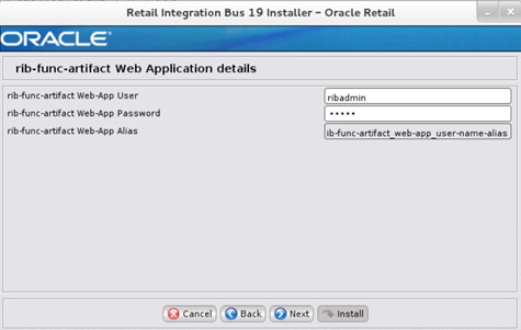 Screen: rib-func-artifact Web Application Details