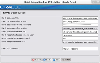 Screen: RWMS Datasources