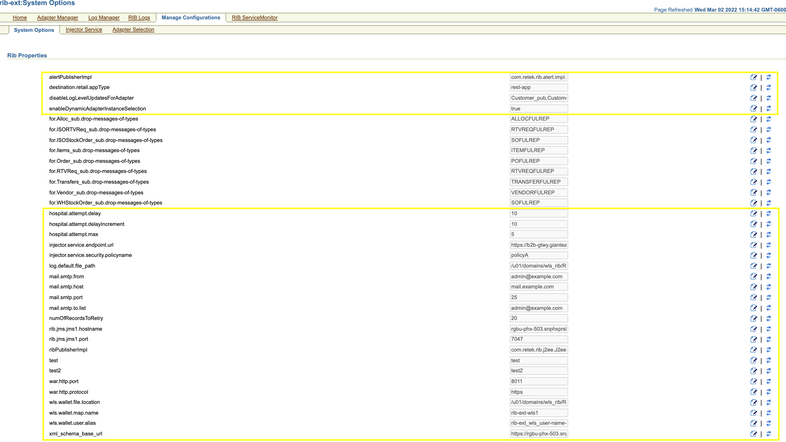 Infrastructure-level Options