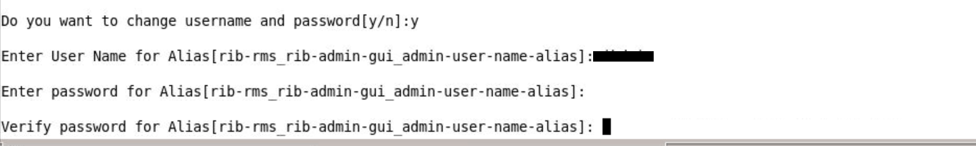JNDI user name alias and password change
