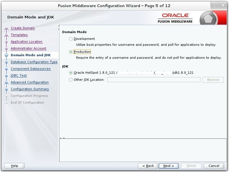 Domain Mode and JDK