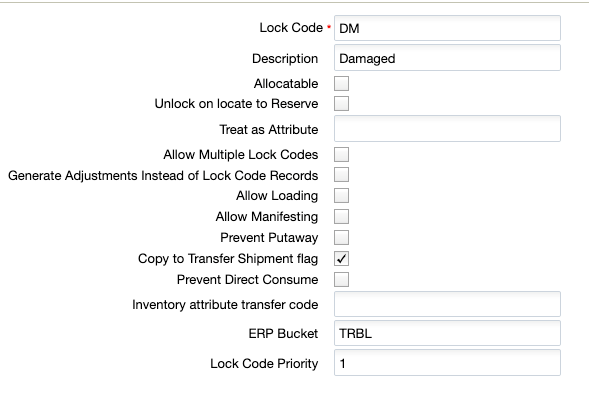 Define Lock Code