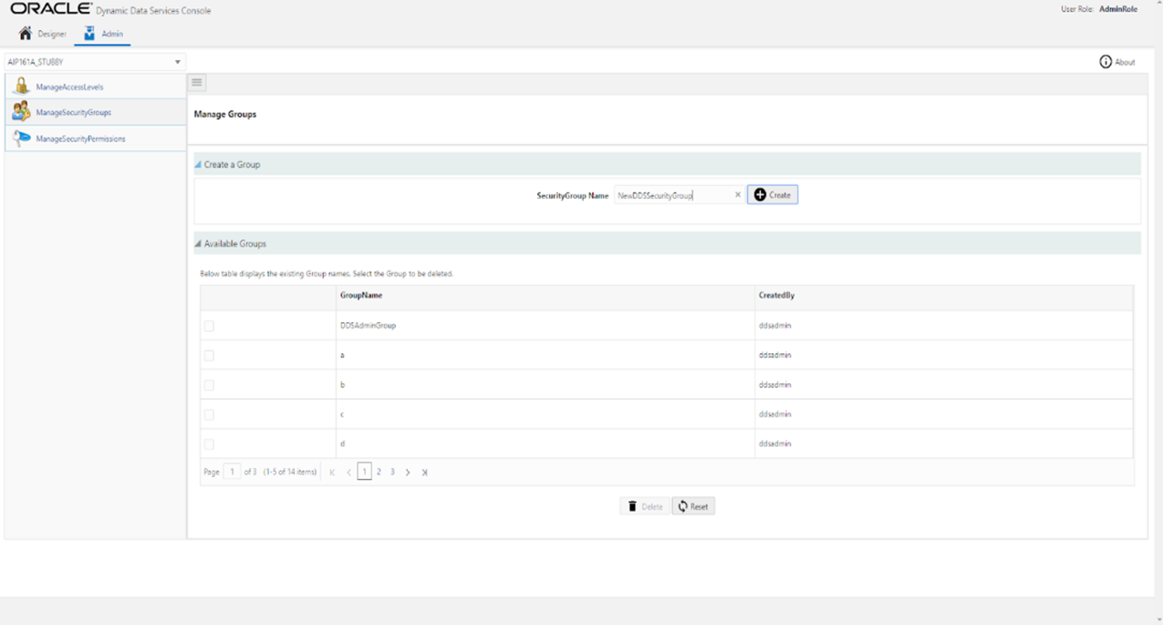 create security group