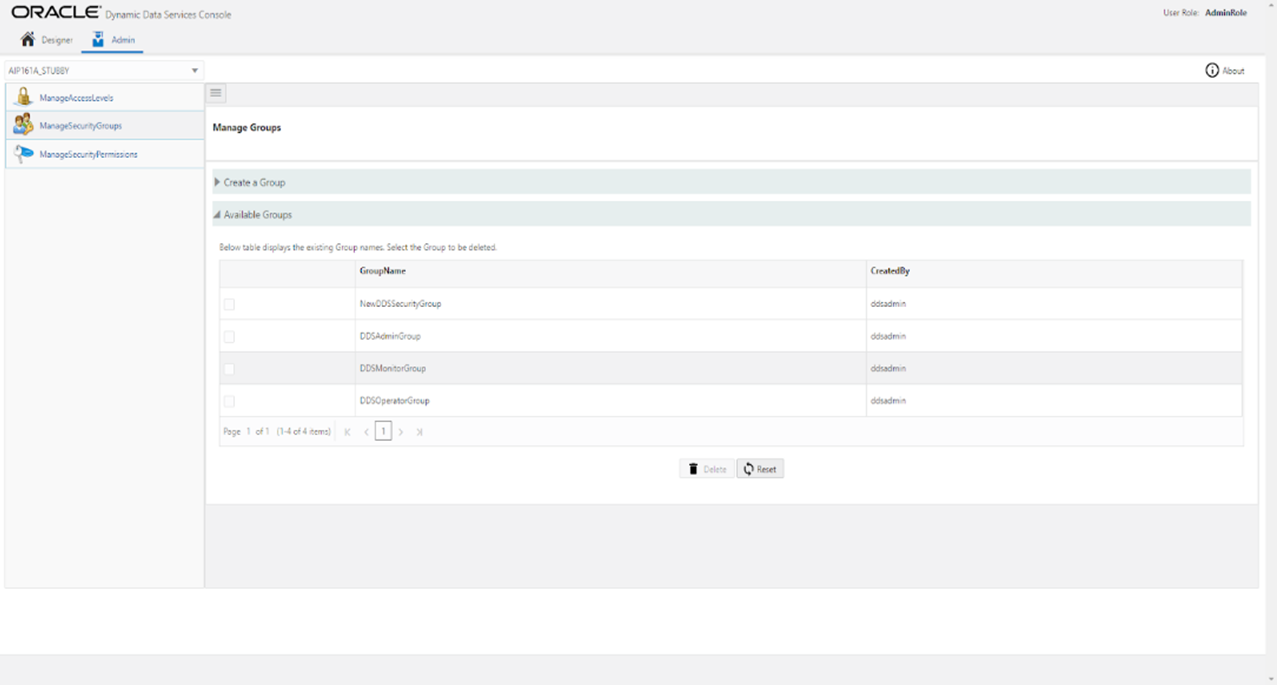 delete security group
