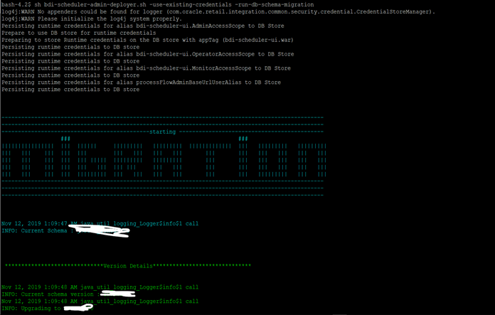 upgrade and deploy scheduler app