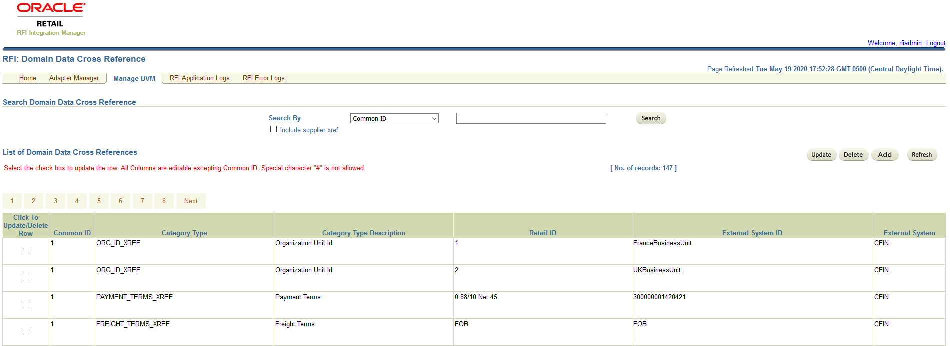 domain data