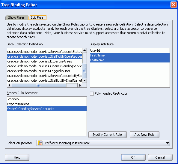 Tree Binding Editor