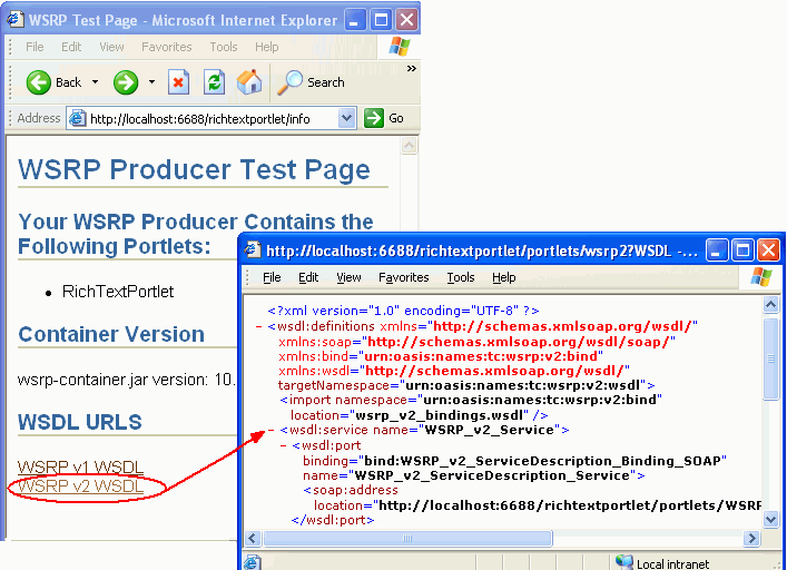 Registering the Rich Text Portle with the Application