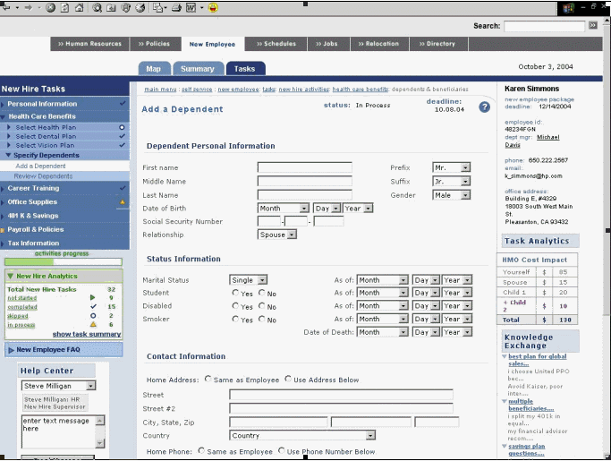 Sample content-rich application