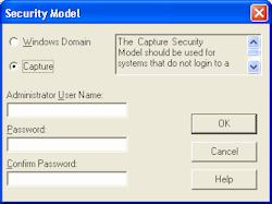 Security Model Dialog Box
