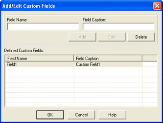 Add/Edit Custom Fields