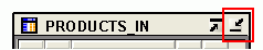 The Minimize icon is an arrow pointing to the lower left.