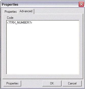 This image shows the Advanced tab of the Properties dialog.
