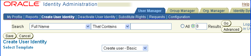 Page with multiple workflows that can be selected.