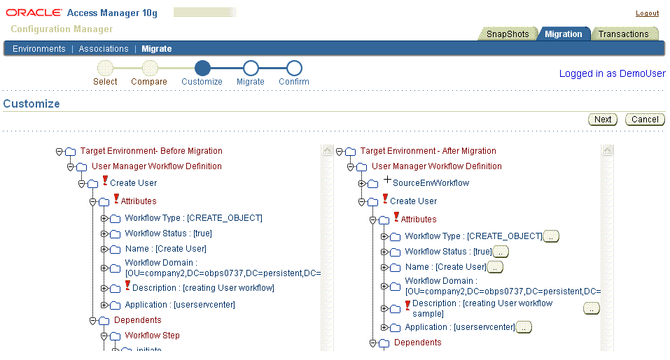 Partial Customize Page