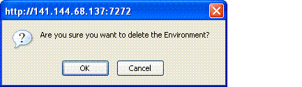 Delete Environment Window