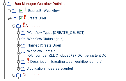 Select objects to migrate