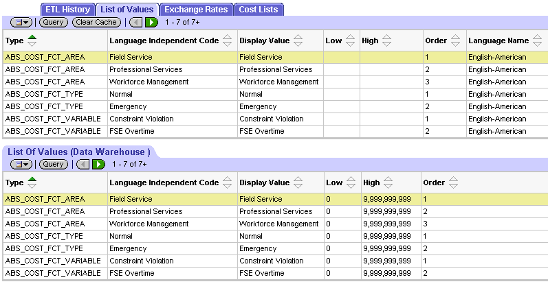 This image is an example of the populated screen.