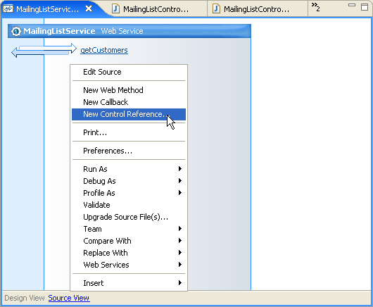 New control reference