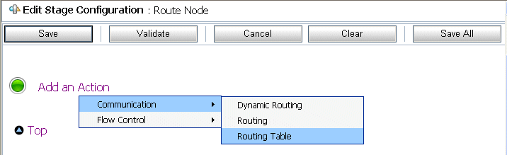 Add a Routing Table Element