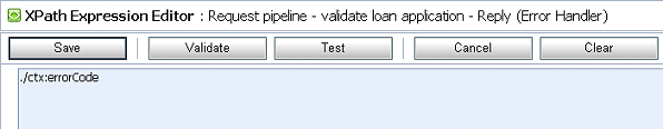 Report Action ErrorCode Expression