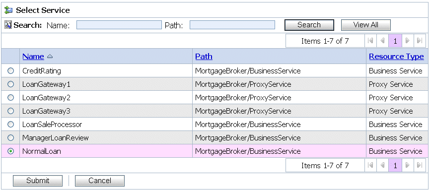 Route to Statement Service