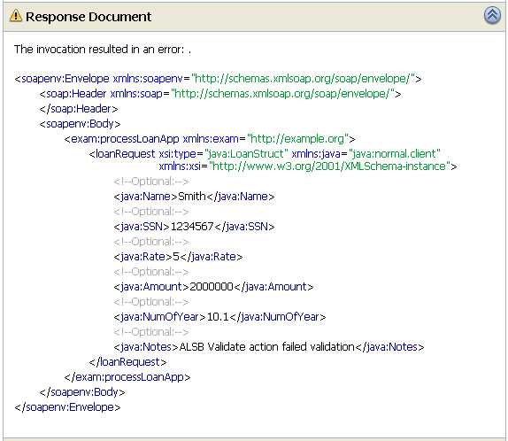 Response from Error Handler