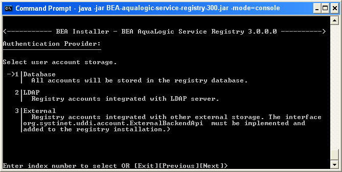 Authentication Provider