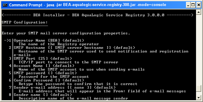 SMTP Configuration