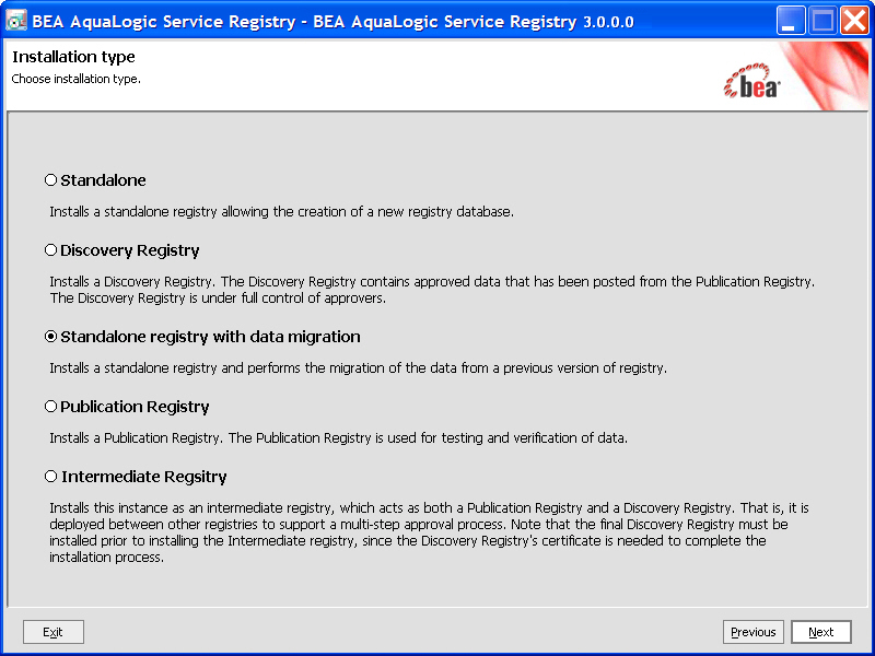 . Standalone Installation with Migration