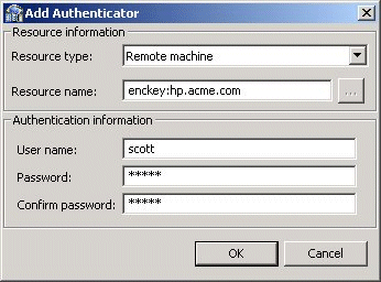 This image shows the Add Authenticator screen.