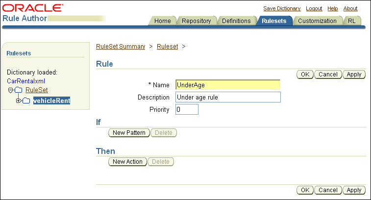 Rule Author Rule Page