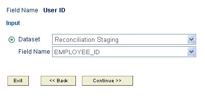 Dataset list and Field Name list