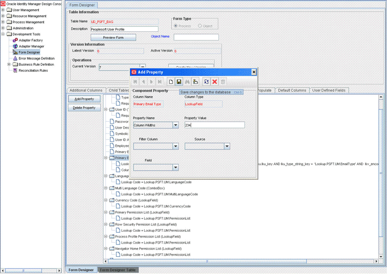 Column Widths