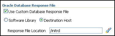 Oracle Database Response File