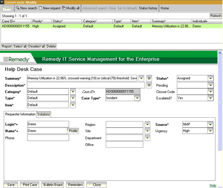 Installing And Configuring The Remedy Help Desk 6 Connector