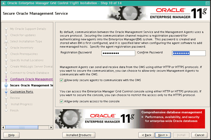 Securing OMS