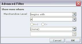 Advanced Filter