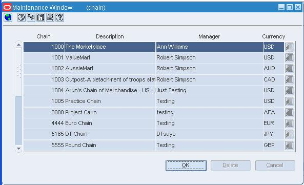 Region Maintenance Window