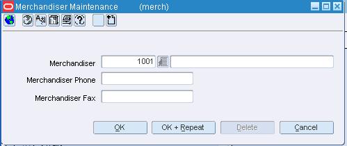 Merchandiser Maintenance Window