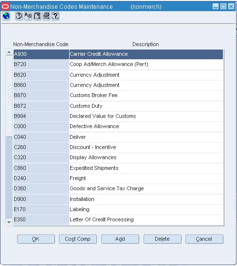 Item UDA Matrix Window