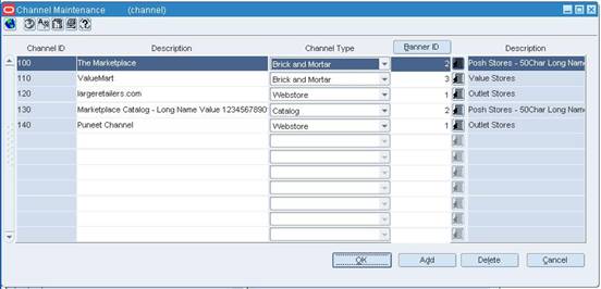 Channel Maintenance Window
