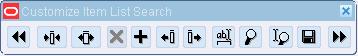 Customize Item List Search window