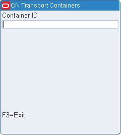 Putaway screen